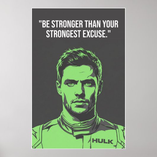 Nico Hülkenberg Racing Vector – Poster (Devant)