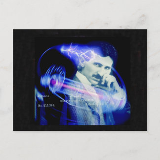Nicola Tesla Briefkaart