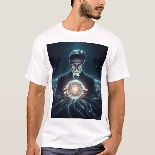 Nicola Tesla T-shirt (Voorkant)