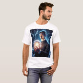 Nicola Tesla  T-shirt (Voorkant volledig)