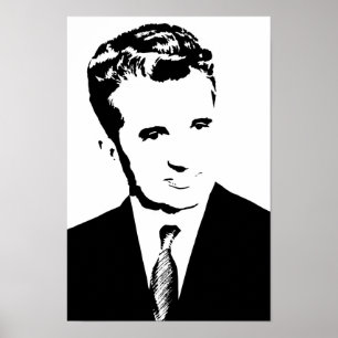 nicolae ceausescu roemeense communistische dictato poster