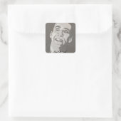 Nicolas Cage Is It Cool Vierkante Sticker (Tas)