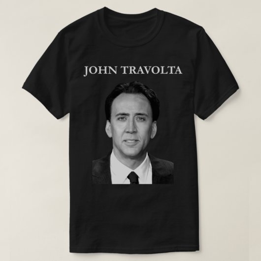 Nicolas Cage John Travolta Face off Mannen_s Women T-shirt (Design voorkant)