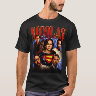 Nicolas Cage Multiversum Iconische Rollen Mashup T-shirt
