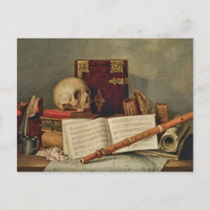 Nicolas Henri Jeaurat de Bertry Vanitas Briefkaart