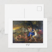 Nicolas Poussin #103 - Carte postale d'art fin (Devant / Derrière)