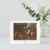 Nicolas Poussin #181 - Carte postale d'art fin (Debout devant)