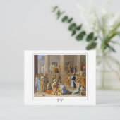 Nicolas Poussin #201 - Carte postale d'art fin (Debout devant)