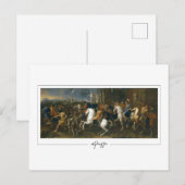 Nicolas Poussin #202 - Carte postale d'art fin (Devant / Derrière)