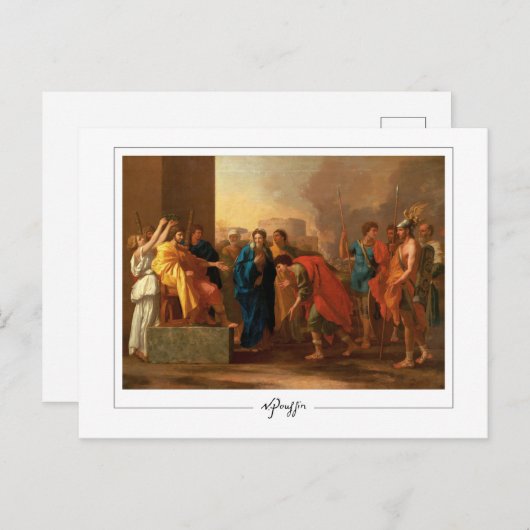 Nicolas Poussin #210 - Carte postale Art (Devant / Derrière)