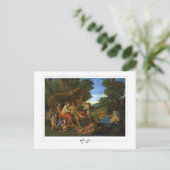 Nicolas Poussin #214 - Carte postale d'art fin (Debout devant)