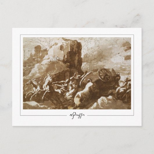 Nicolas Poussin #222 - Carte postale d'art fin (Devant)