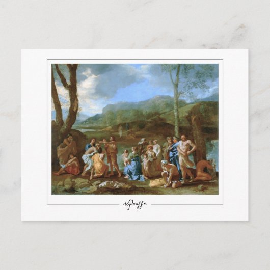 Nicolas Poussin #239 - Carte postale d'art fin (Devant)