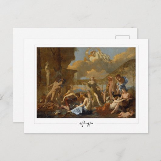 Nicolas Poussin #245 - Carte postale Art (Devant / Derrière)