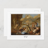 Nicolas Poussin #245 - Kunstmatig Briefkaart (Voorkant / Achterkant)