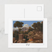 Nicolas Poussin #250 - Carte postale d'art fin (Devant / Derrière)