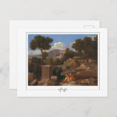 Nicolas Poussin #250 - Kunstmatig Briefkaart (Voorkant / Achterkant)