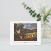 Nicolas Poussin #281 - Carte postale d'art fin (Debout devant)