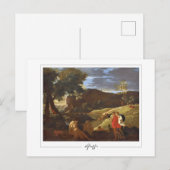 Nicolas Poussin #281 - Carte postale d'art fin (Devant / Derrière)
