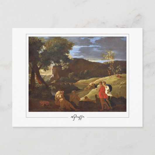 Nicolas Poussin #281 - Carte postale d'art fin (Devant)