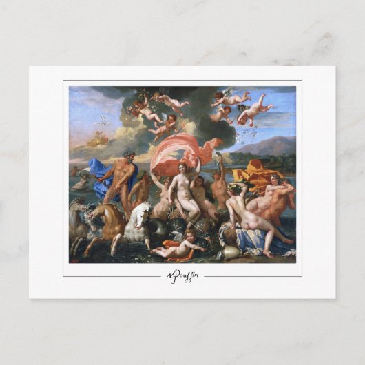 Nicolas Poussin #3 - Carte postale d'art fin (Devant)