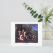 Nicolas Poussin #4 - Carte postale d'art fin (Debout devant)
