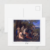 Nicolas Poussin #4 - Carte postale d'art fin (Devant / Derrière)