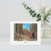 Nicolas Poussin #50 - Carte postale Art (Debout devant)
