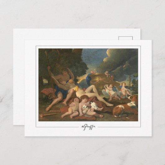 Nicolas Poussin #56 - Carte postale d'art (Devant / Derrière)
