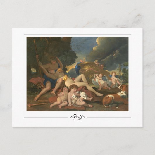 Nicolas Poussin #56 - Carte postale d'art fin (Devant)