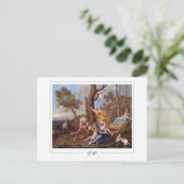 Nicolas Poussin #5 - Carte postale d'art fin (Debout devant)