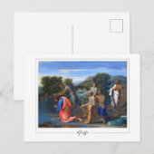 Nicolas Poussin #99 - Carte postale d'art fin (Devant / Derrière)