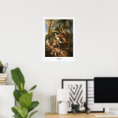 Nicolas Poussin Affiche d'art Zedign #1 (Bureau à domicile)