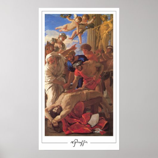 Nicolas Poussin Affiche d'art Zedign #107 (Devant)