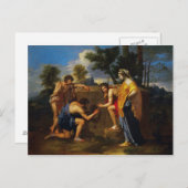 Nicolas Poussin Art Briefkaart (Voorkant / Achterkant)