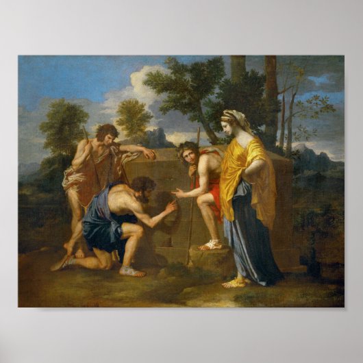Nicolas Poussin - Et in Arcadia ego Poster (Voorkant)