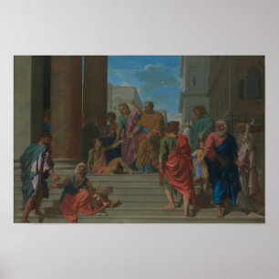 Nicolas Poussin - Saints Peter en John Poster