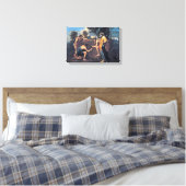 Nicolas Poussin - Schapen in Arcadia Canvas Afdruk (Insitu (Slaapkamer))