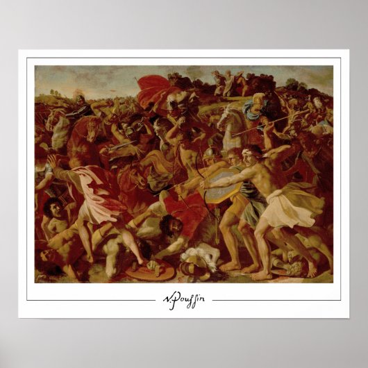 Nicolas Poussin Zedign Affiche d'art #122 (Devant)