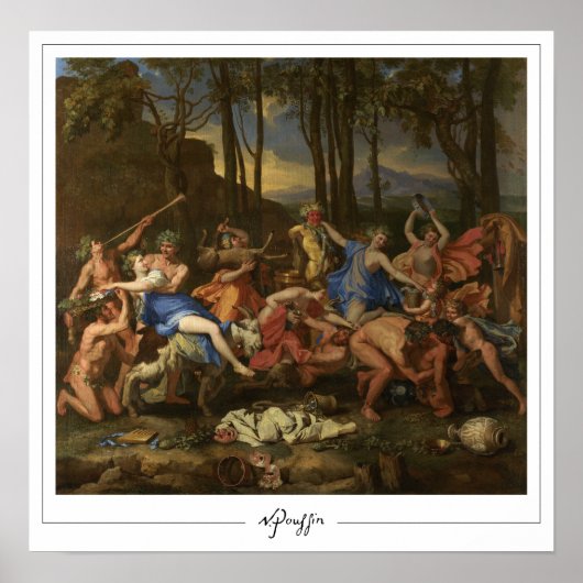 Nicolas Poussin Zedign Affiche d'art #186 (Devant)