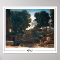 Nicolas Poussin Zedign Art Poster #101