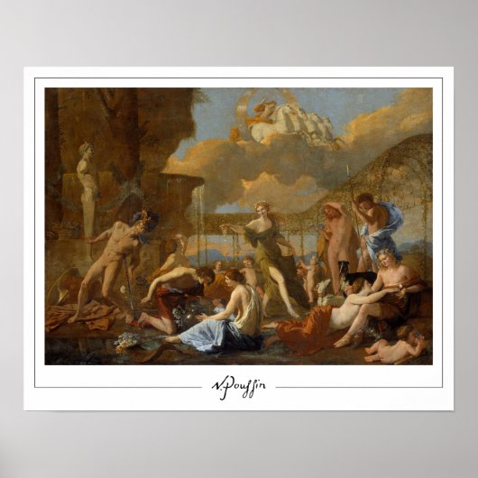 Nicolas Poussin Zedign Art Poster #245 (Voorkant)