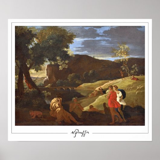 Nicolas Poussin Zedign Art Poster #281 (Voorkant)