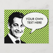 Nicolas Sarkozy Briefkaart (Voorkant)