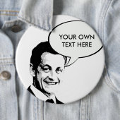 Nicolas Sarkozy Ronde Button 6,0 Cm (In situ)