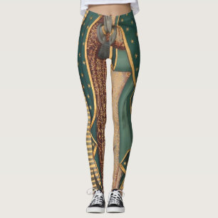 Nicolas vult de maagd van Guadalupe met de F Leggings