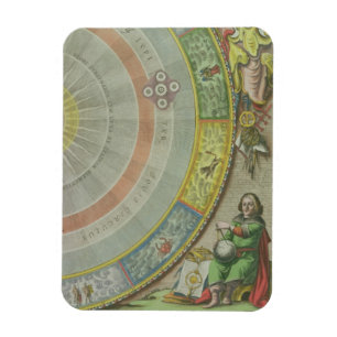 Nicolaus Copernicus (1473-1543), detail van een ka Magneet