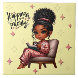 Nicole Happiness is mijn belangrijkste keramische Tegeltje