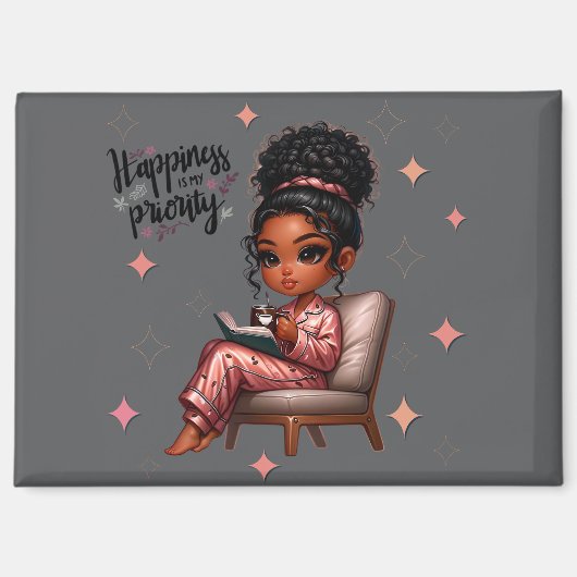 Nicole Happiness Magnet Magneet (Voorkant)