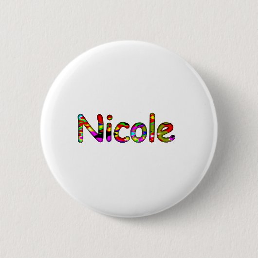 Nicole Ronde Button 5,7 Cm (Voorkant)